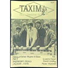 TAXIM Catalogue and Magazine Nr. 21 December 1981 (in German) History Of British Blues, Tazmanian Devils, Seldom Scene, Grateful Dead, David Lindley, Peter Hammill